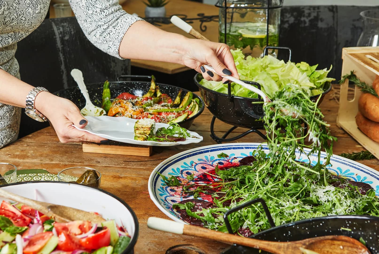 Vegetarisches Buffet